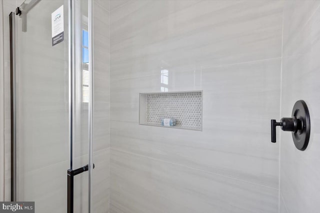 details with a stall shower
