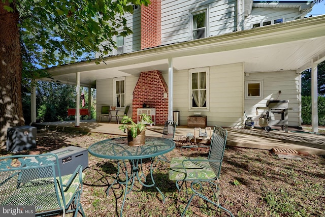 exterior space with a patio