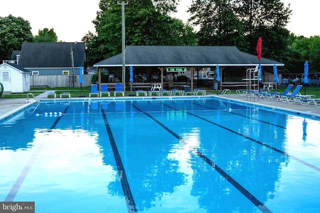 608 Cloverfields Dr, Stevensville, MD 21666 - community pool with a gazebo