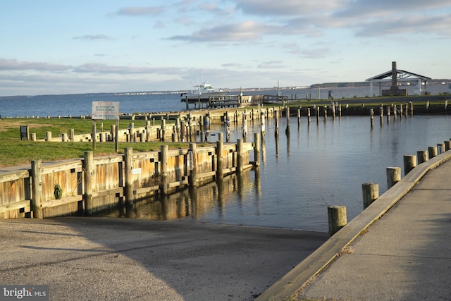 608 Cloverfields Dr, Stevensville, MD 21666 - dock area featuring a water view