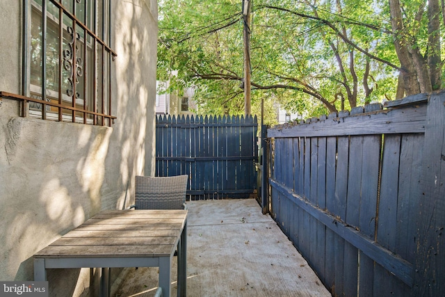 view of patio