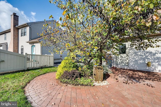 exterior space with a patio