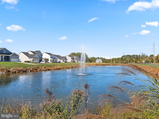 property view of water