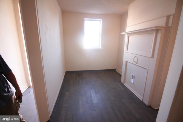 interior space featuring dark hardwood / wood-style floors