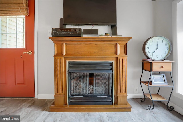 room details with hardwood / wood-style flooring