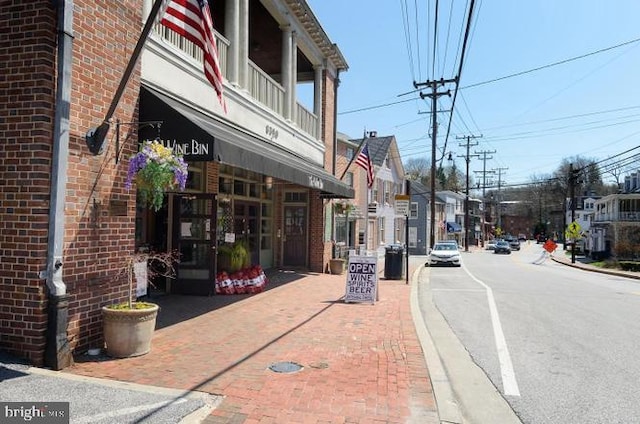 view of street