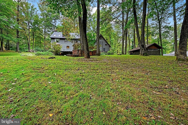 view of yard