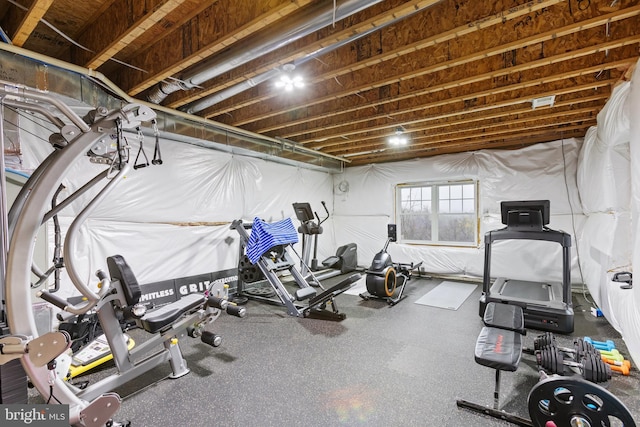 view of workout room