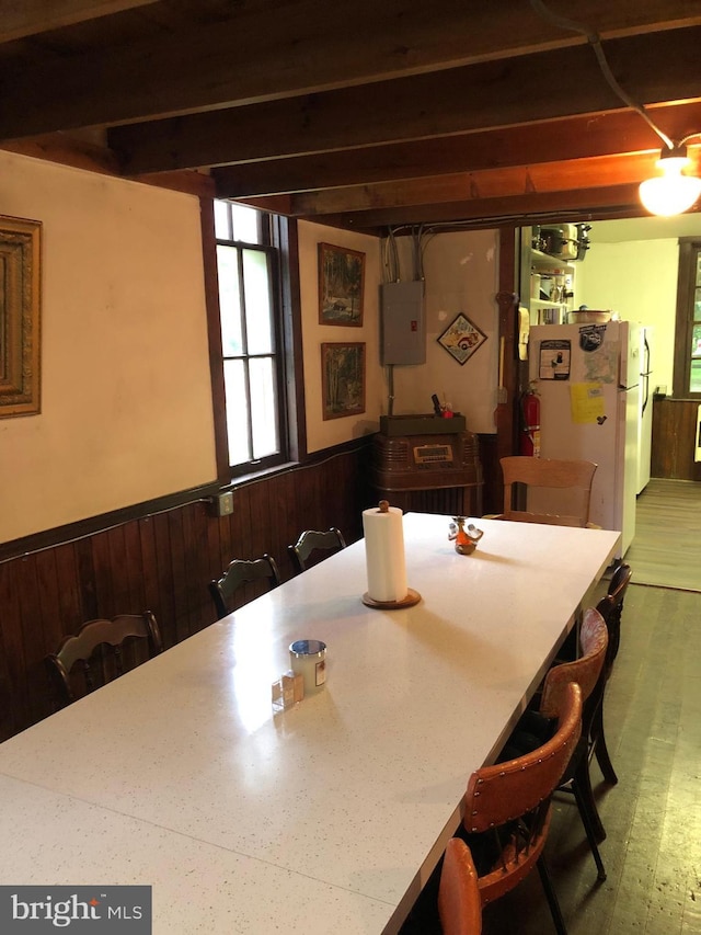 174 Jamison City Rd, Benton, PA 17814 - dining room with electric panel