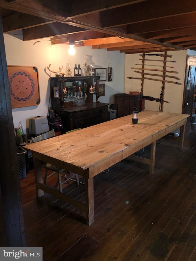 174 Jamison City Rd, Benton, PA 17814 - dining area featuring wood-type flooring