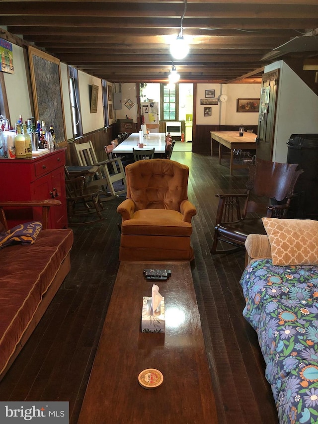 174 Jamison City Rd, Benton, PA 17814 - living room with dark hardwood / wood-style flooring