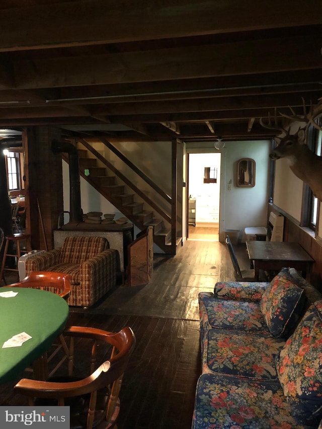 174 Jamison City Rd, Benton, PA 17814 - basement with hardwood / wood-style flooring