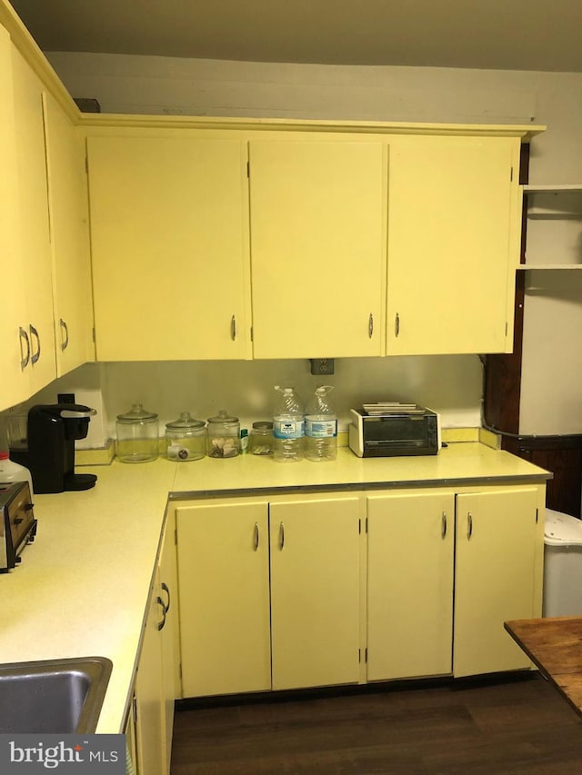 174 Jamison City Rd, Benton, PA 17814 - kitchen with dark wood-type flooring