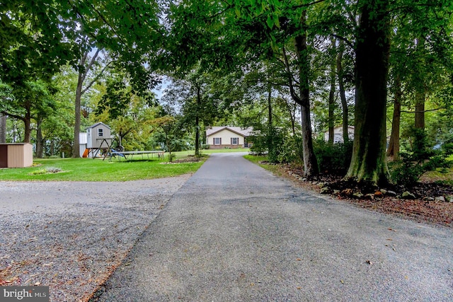 view of road