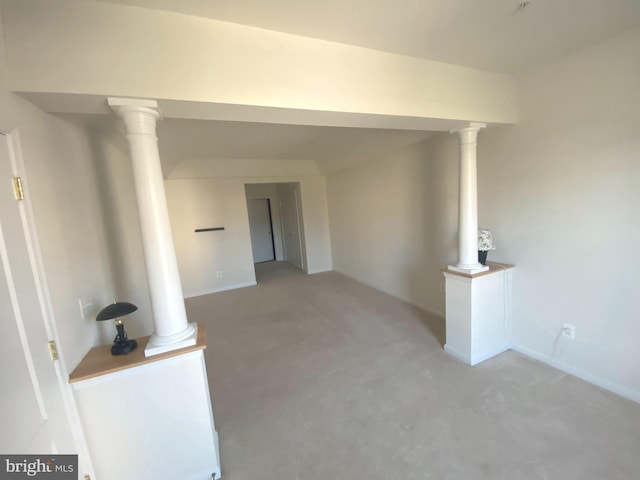 view of unfurnished living room