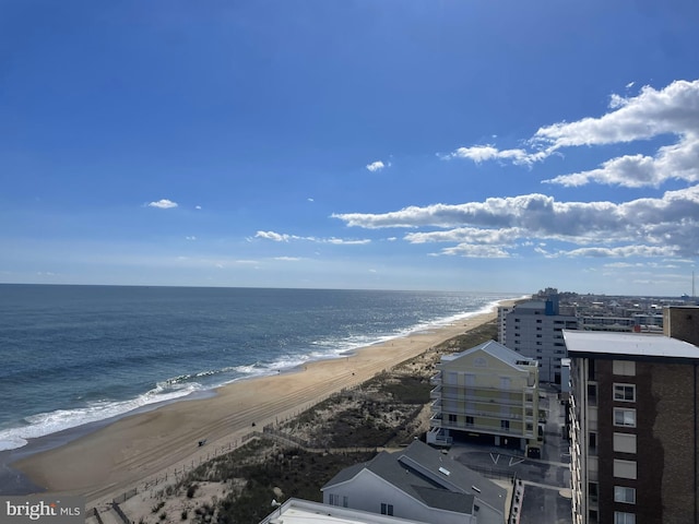 water view with a beach view