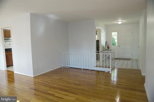 interior space featuring hardwood / wood-style flooring