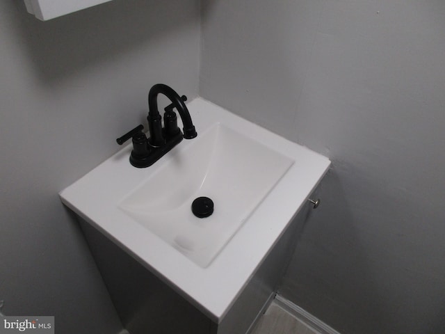 interior details featuring sink