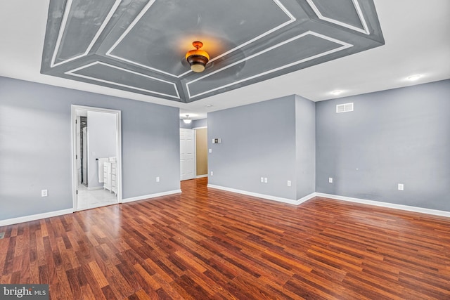 unfurnished room featuring hardwood / wood-style floors