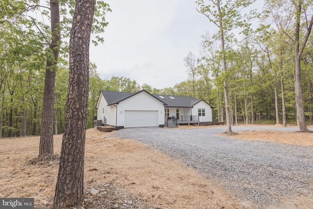 ranch-style house with a garage