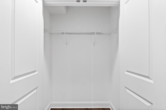 view of closet