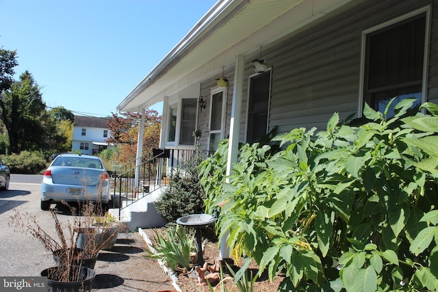 view of side of property