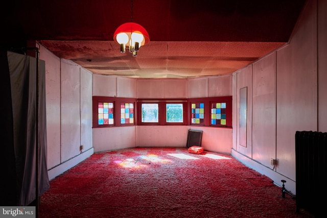 130 E Linn St, Bellefonte, PA 16823 - carpeted spare room featuring radiator