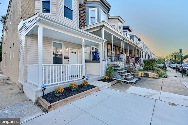 view of front of home featuring a porch