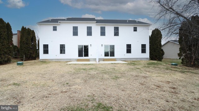 rear view of house with a patio area