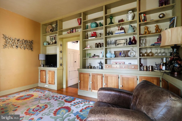 interior space featuring light hardwood / wood-style floors