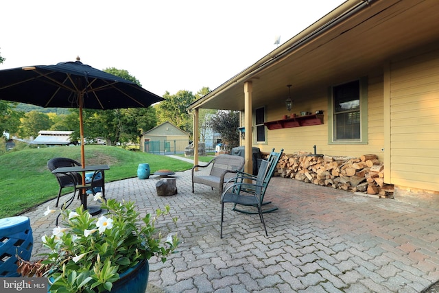 view of patio