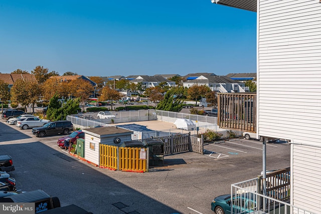 exterior space with a residential view