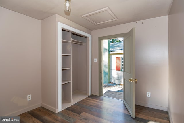 view of closet