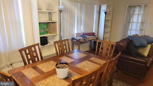 dining area featuring plenty of natural light