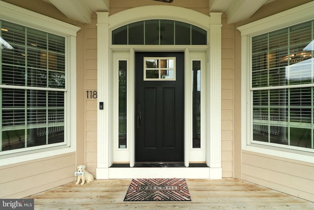 view of property entrance