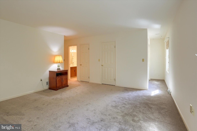 interior space with light carpet