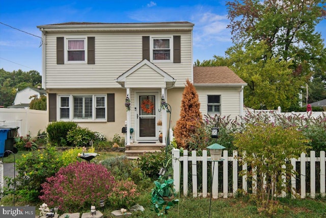 view of front of home