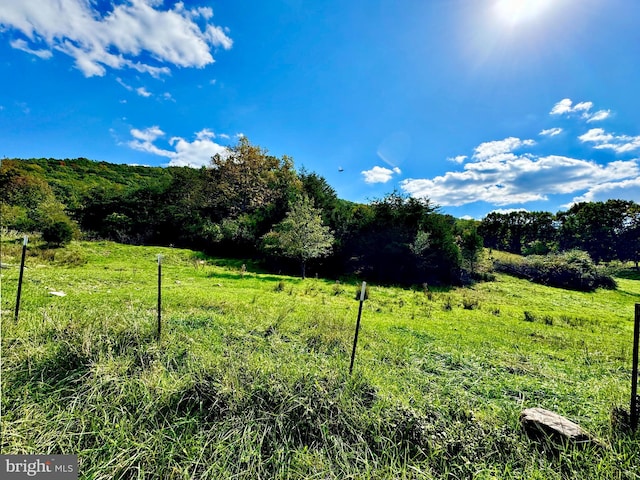 view of nature featuring a rural view