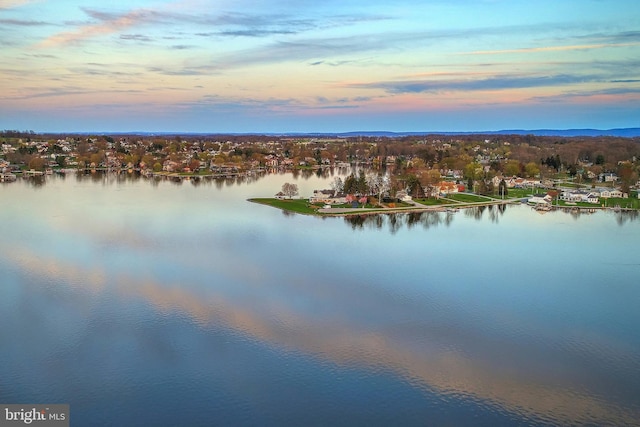 property view of water