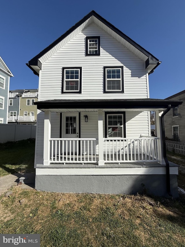 view of rear view of house