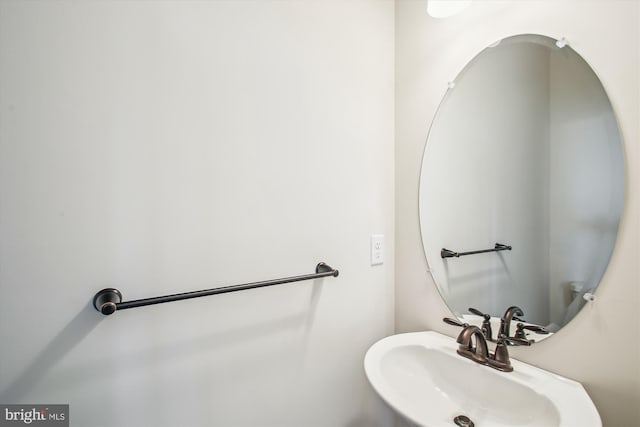 bathroom with a sink