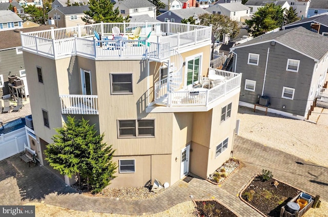 15 Weldon Pl, Long Beach Township, NJ 08008 - view of property with central AC and a residential view