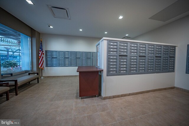 view of community featuring a mail area