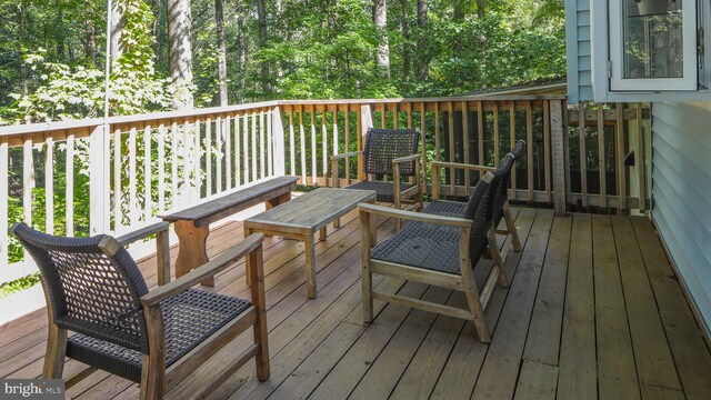 view of deck