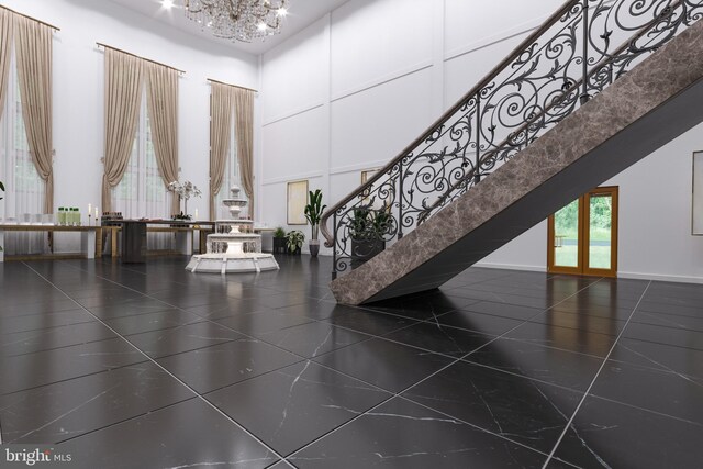 lobby featuring stairs