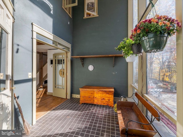 interior space featuring hardwood / wood-style floors