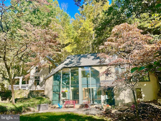 view of rear view of house