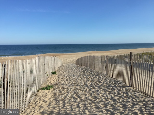 water view with a beach view