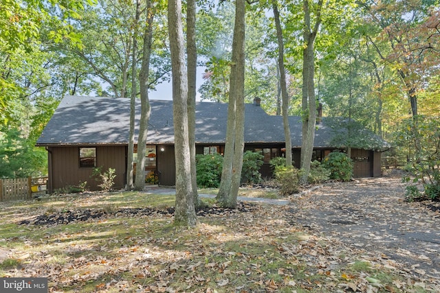 view of ranch-style house