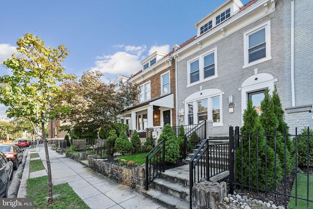 view of townhome / multi-family property